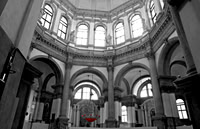 Venice Church Light Black and White