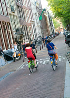 ladies on bikes