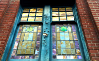 stained glass window
