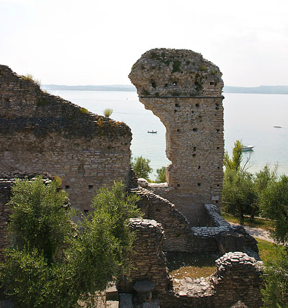 Ruins over Lake Garda