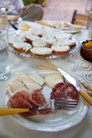 Italian Prosciuitto and Cheese Platter